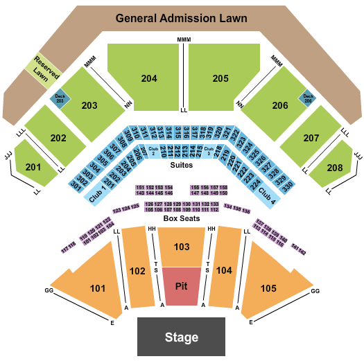 Credit Union 1 Amphitheatre Suicideboys Seating Chart
